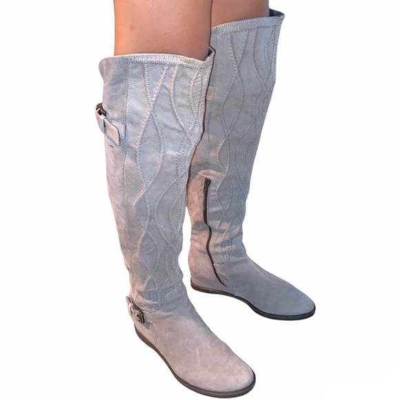 Napoleoni Knee-high Leather Hidden wedge Boots - Picture 3 of 8